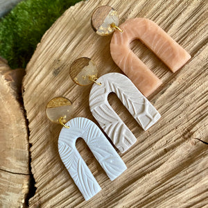 Heather Arch | Wood-Resin earrings